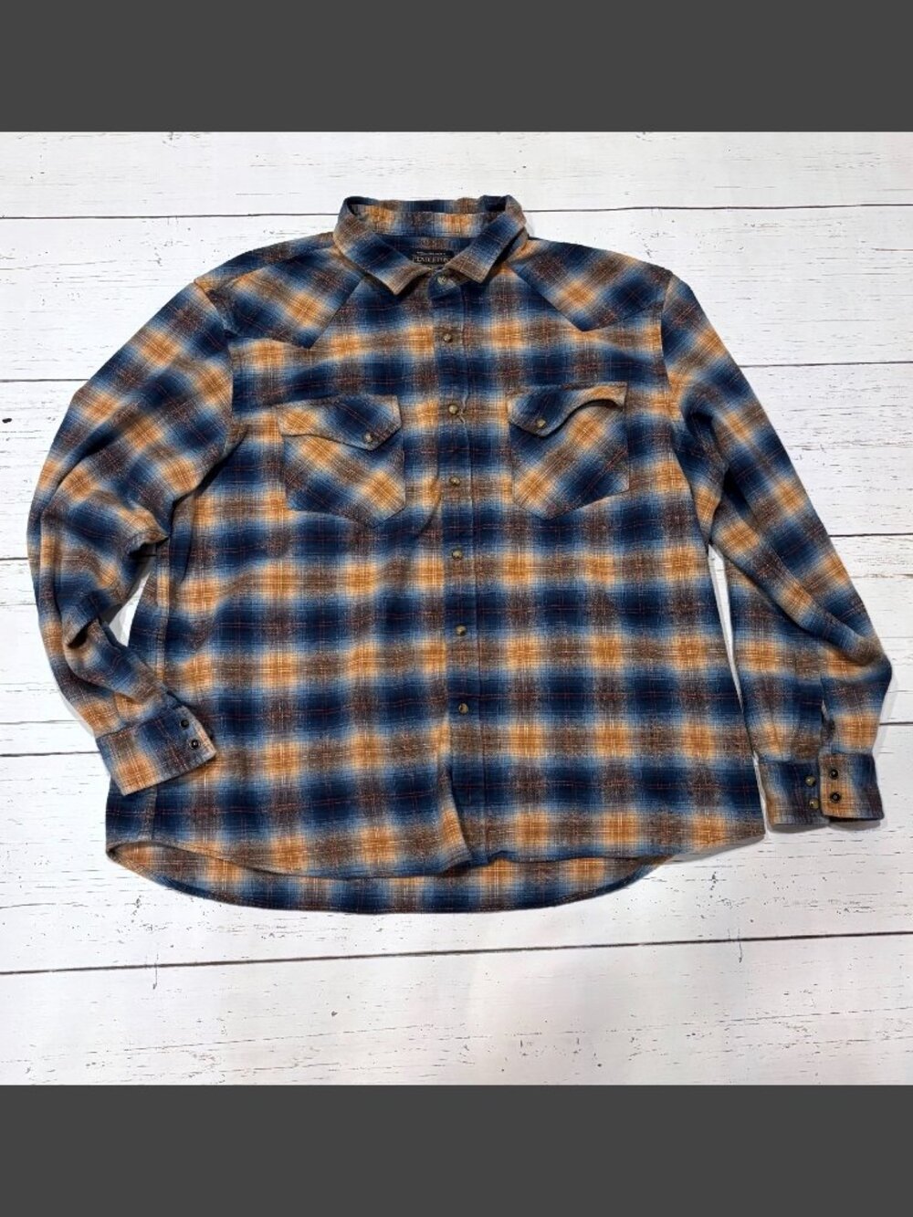 Pendleton Wyatt Snap-Front Western Plaid Shirt